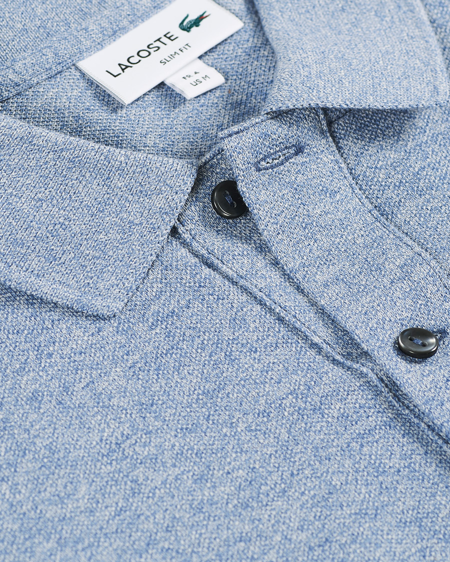 Hombres | Polos | Lacoste | Slim Fit Polo Piké Light Indigo Blue