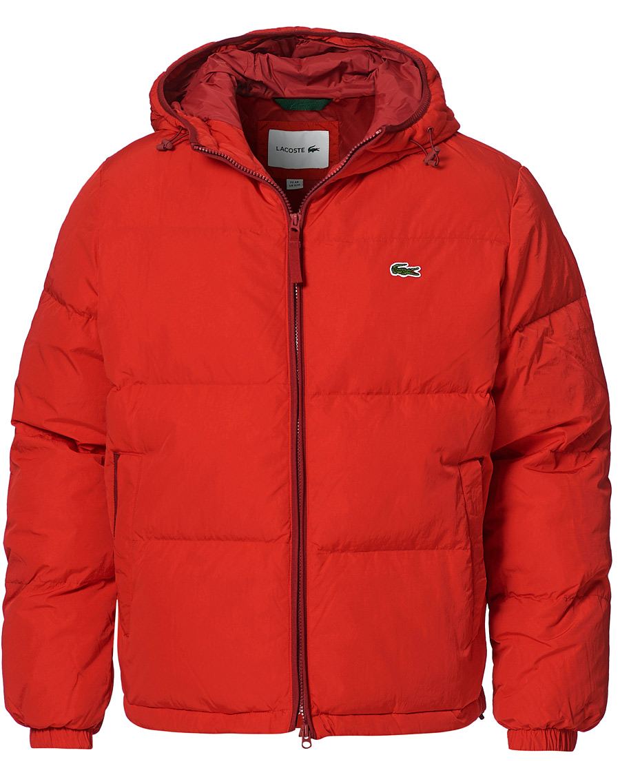 Hombres | Abrigos y chaquetas | Lacoste | Down Hooded Jacket Red