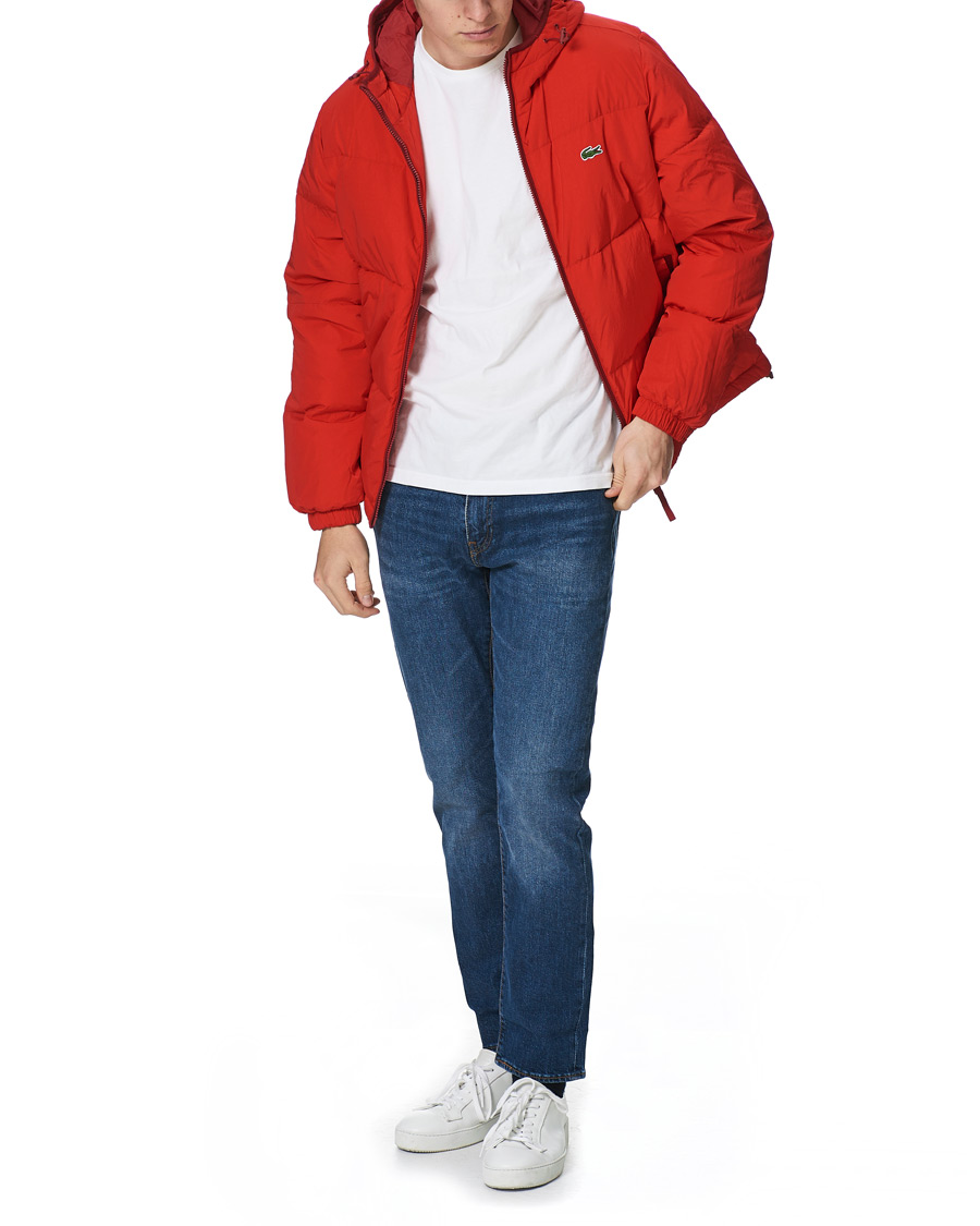 Hombres | Abrigos y chaquetas | Lacoste | Down Hooded Jacket Red