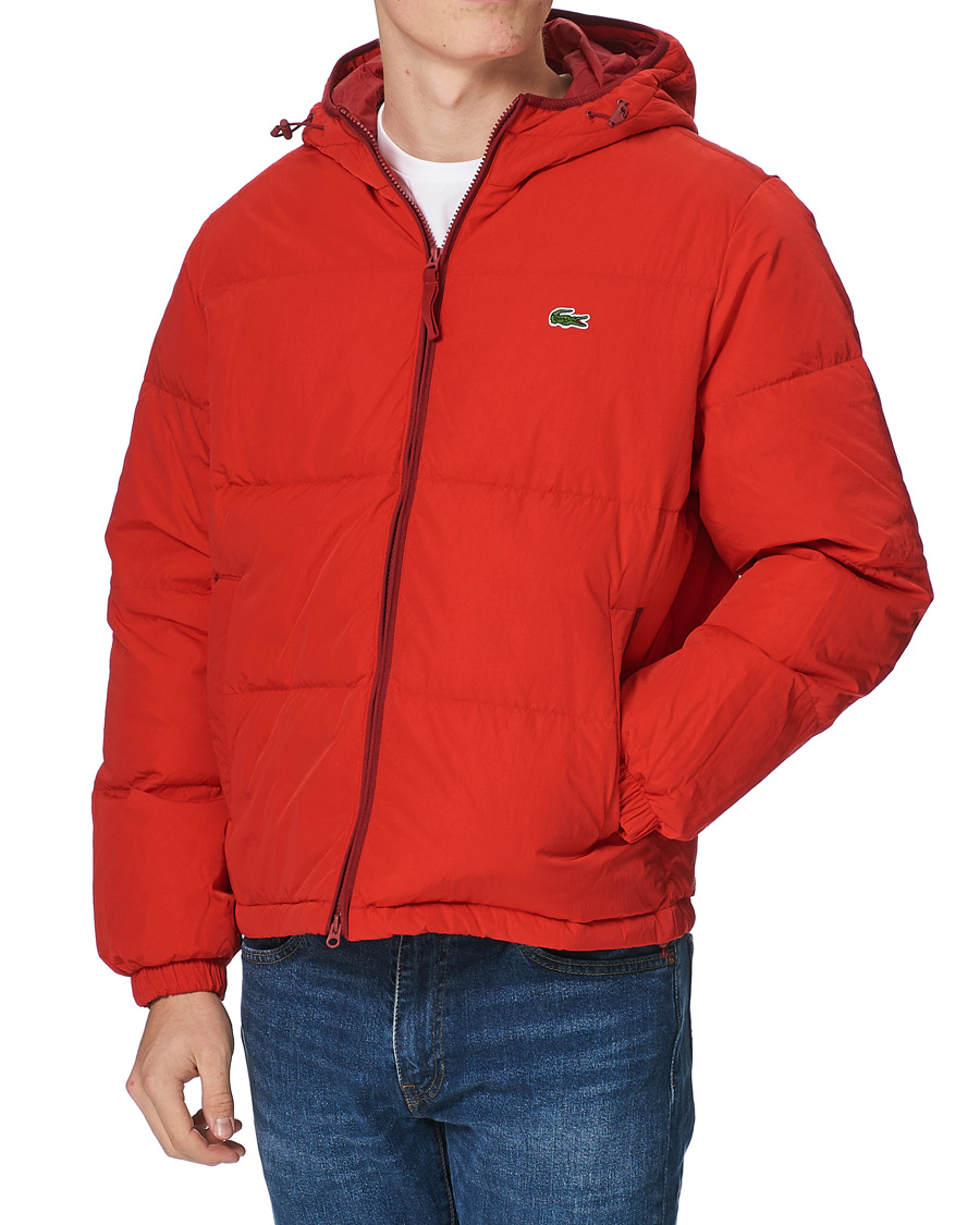 Hombres | Abrigos y chaquetas | Lacoste | Down Hooded Jacket Red