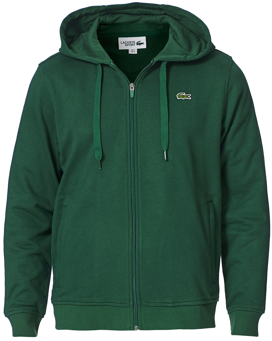 Hombres | Jerséis y prendas de punto | Lacoste | Full Zip Hood Vert Green