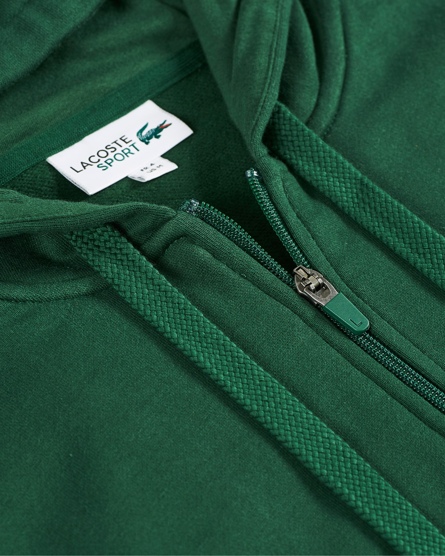 Hombres | Jerséis y prendas de punto | Lacoste | Full Zip Hood Vert Green