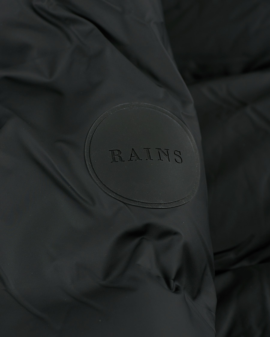 Hombres | Abrigos y chaquetas | RAINS | Waterproof Puffer Hooded Jacket Black