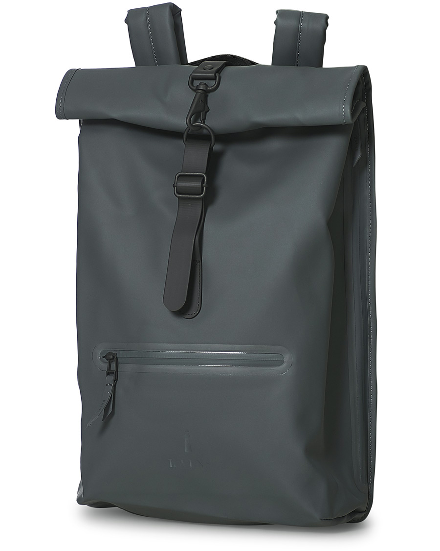 Hombres | RAINS Rolltop Rucksack Slate Grey | RAINS | Rolltop Rucksack Slate Grey