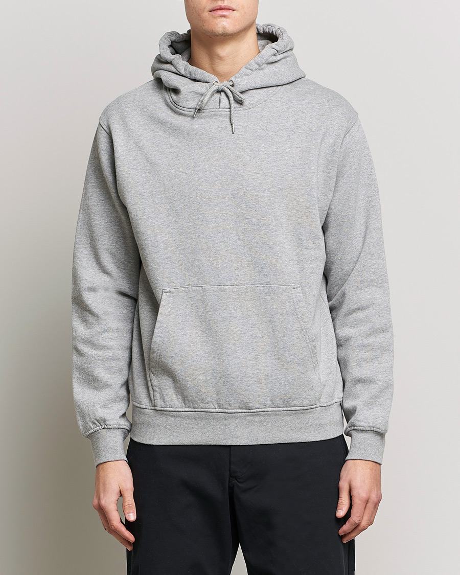 Hombres |  | Colorful Standard | Classic Organic Hood Heather Grey