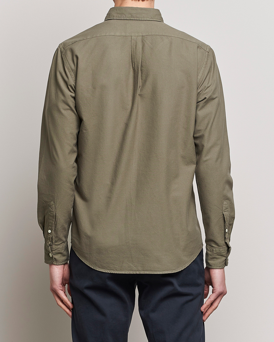 Hombres | Camisas | Colorful Standard | Classic Organic Oxford Button Down Shirt Dusty Olive