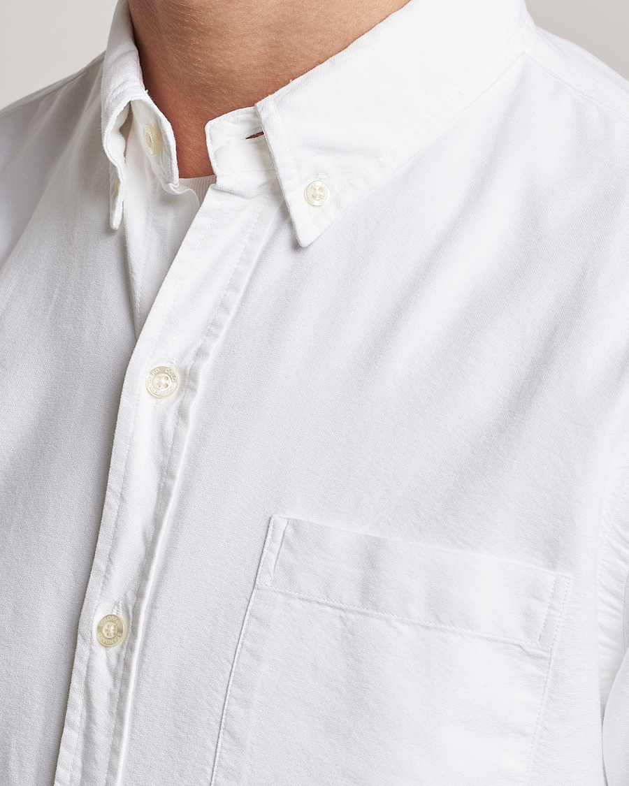 Hombres | Camisas | Colorful Standard | Classic Organic Oxford Button Down Shirt White