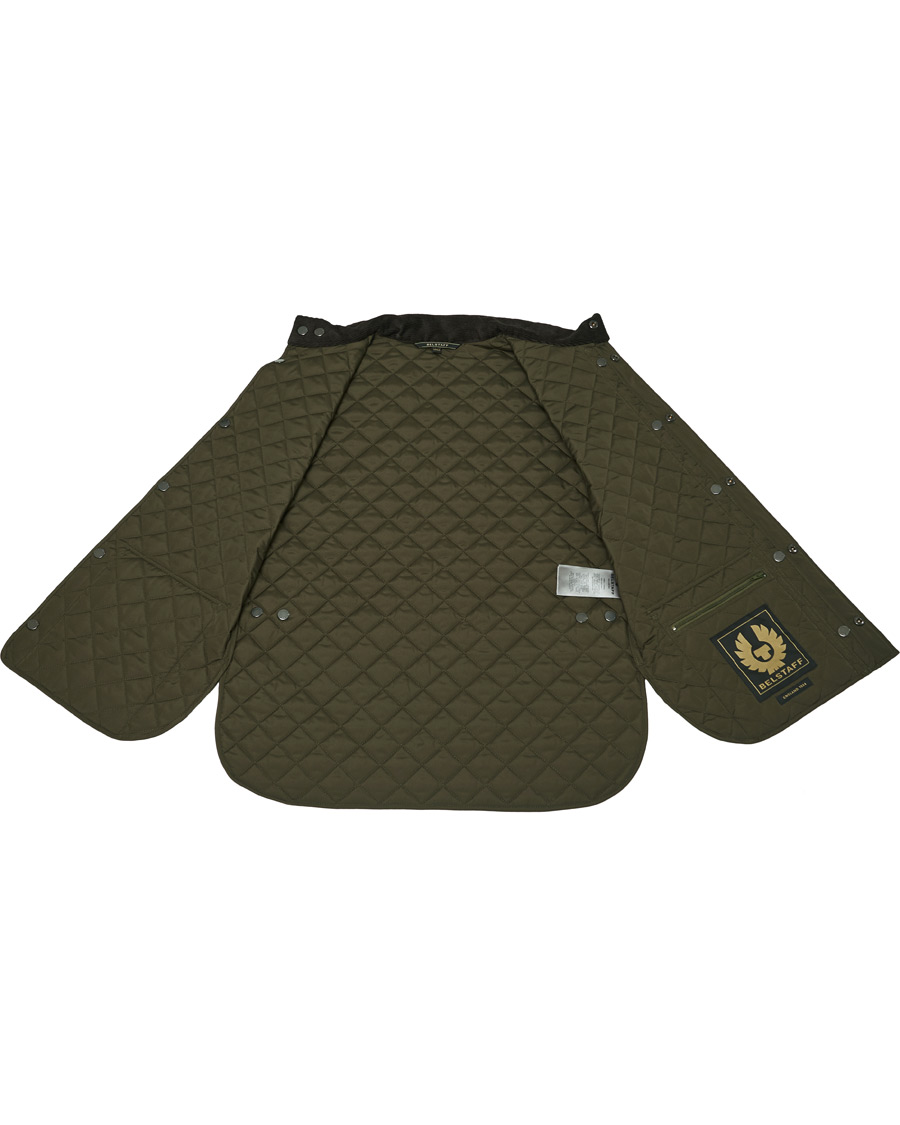 Hombres | Chalecos | Belstaff | Waistcoat Quilted Faded Olive