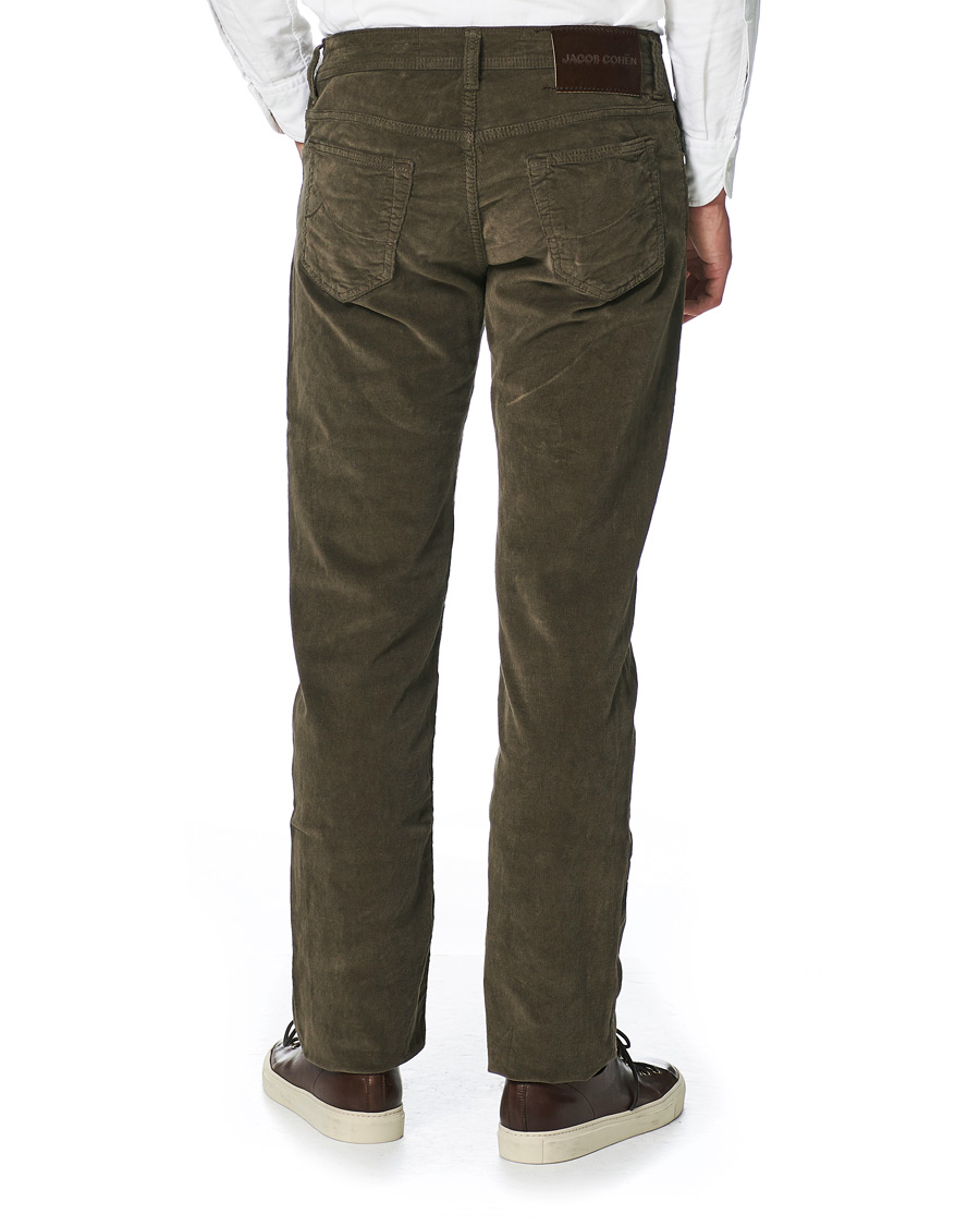 Hombres | Pantalones | Jacob Cohën | 688 Bard 5-Pocket Corduroy Trousers Brown