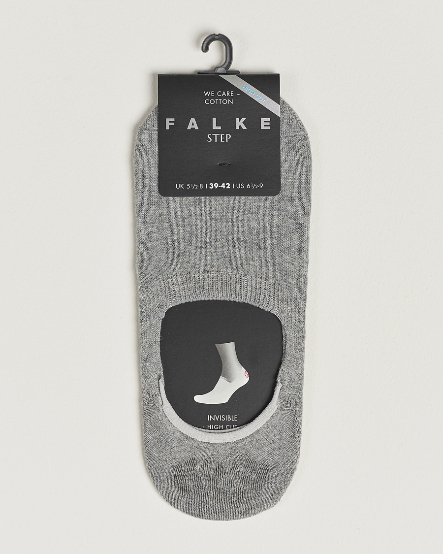 Hombres | Ropa interior y calcetines | Falke | Casual High Cut Sneaker Socks Light Grey Melange