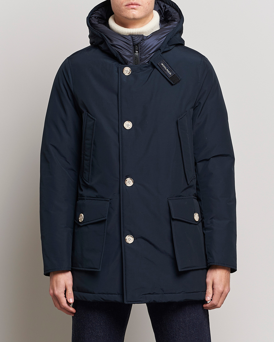 Hombres | Abrigos y chaquetas | Woolrich | Arctic Parka No Fur Melton Blue