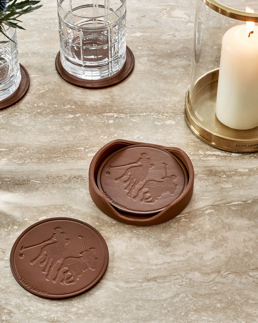 Hombres | Hogar | Ralph Lauren Home | Garrett Leather Coaster Set