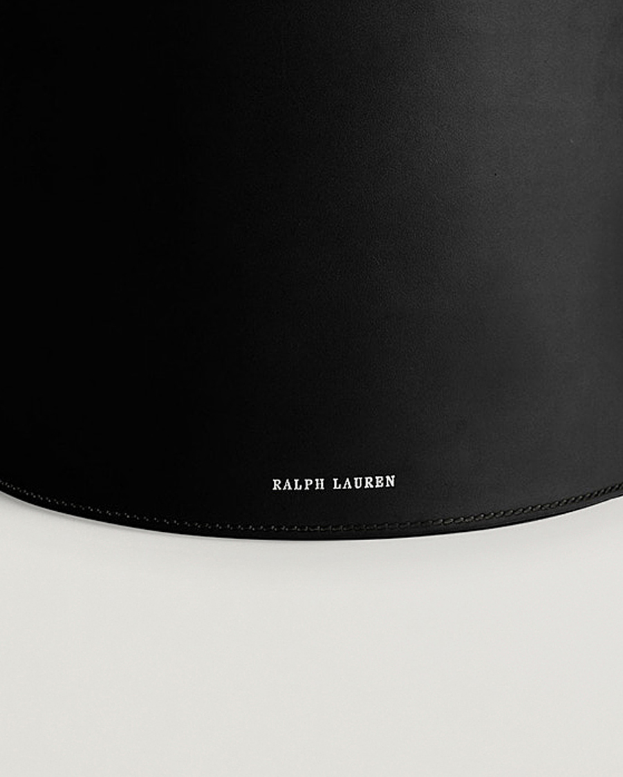 Hombres | Estilo de vida | Ralph Lauren Home | Brennan Leather Waste Bin Black