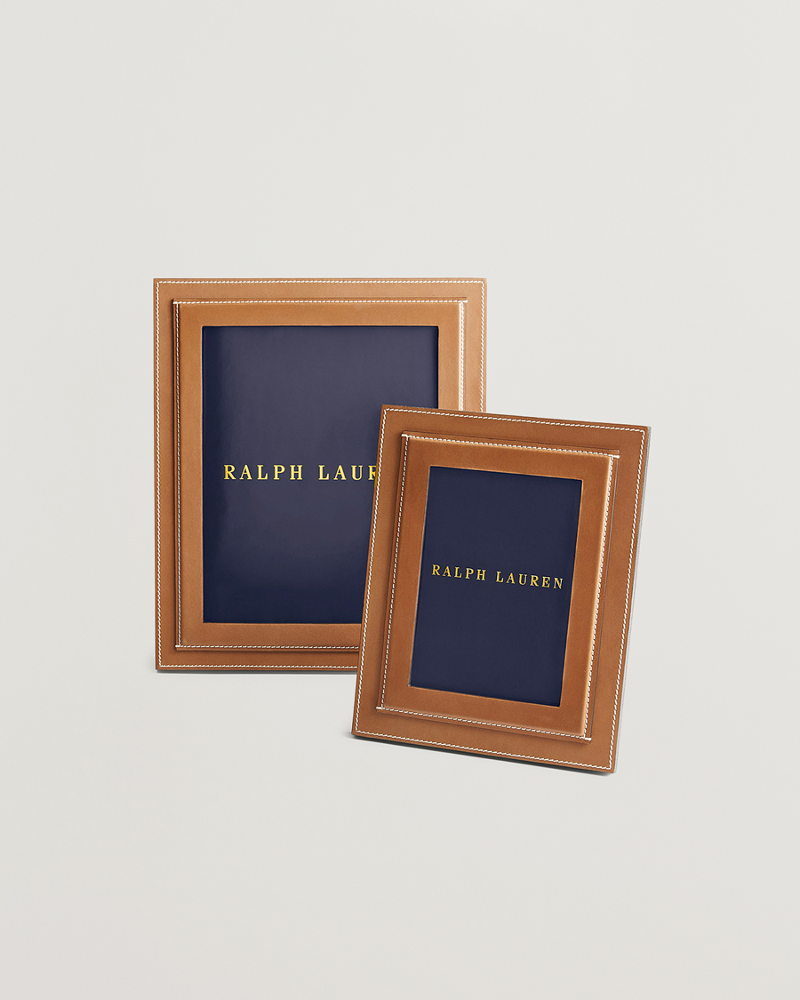 Hombres | Ralph Lauren Home Brennan 8x10 Photo Frame Saddle | Ralph Lauren Home | Brennan 8x10 Photo Frame Saddle