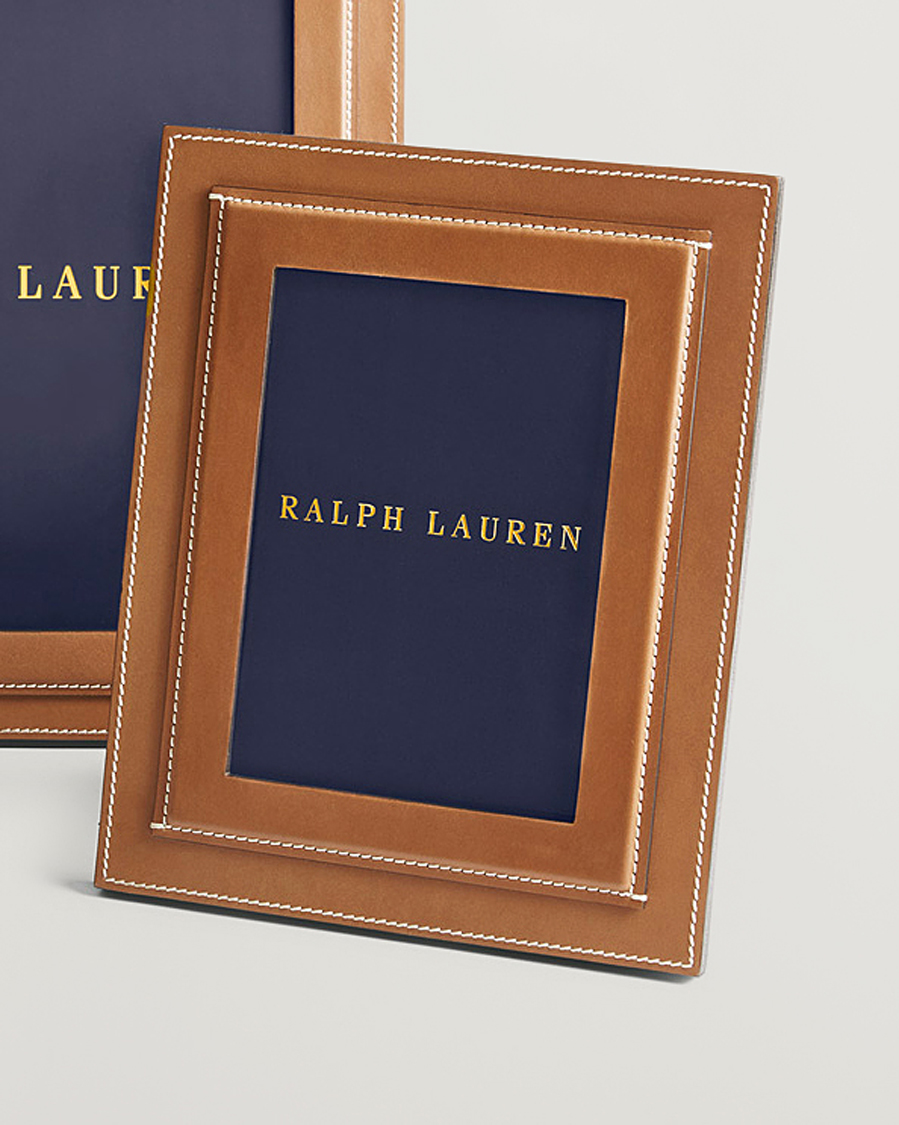 Hombres | Ralph Lauren Home Brennan 8x10 Photo Frame Saddle | Ralph Lauren Home | Brennan 8x10 Photo Frame Saddle