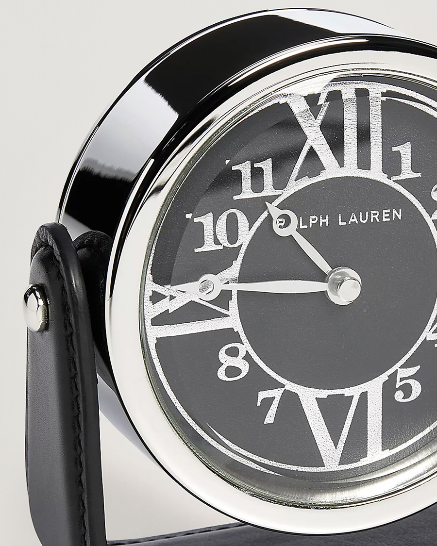 Hombres |  | Ralph Lauren Home | Brennan Table Clock Black