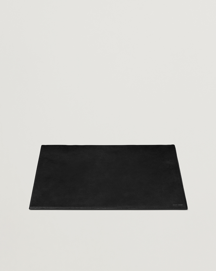 Hombres | Hogar | Ralph Lauren Home | Brennan Small Leather Desk Blotter Black