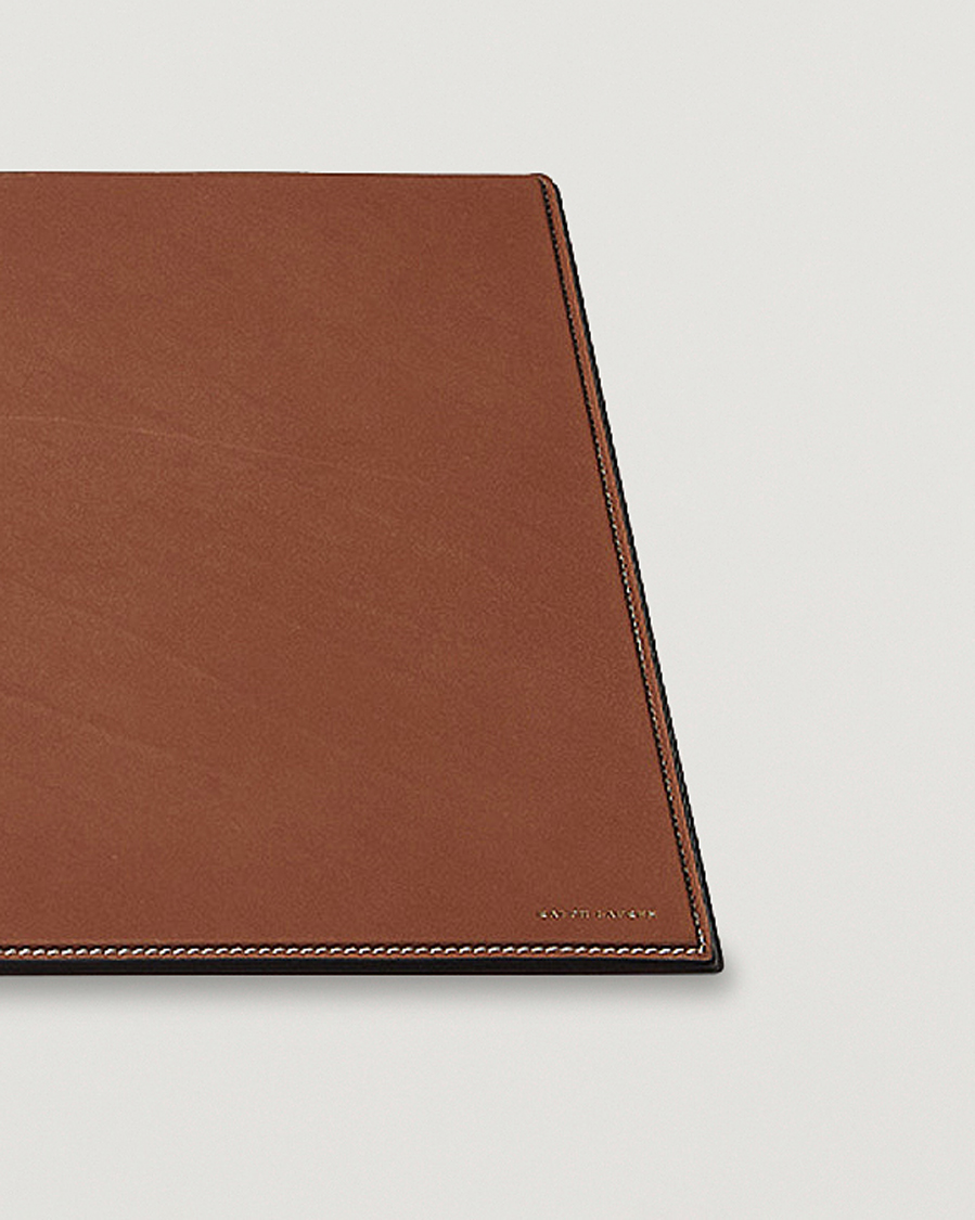 Hombres | Hogar | Ralph Lauren Home | Brennan Small Leather Desk Blotter Saddle Brown