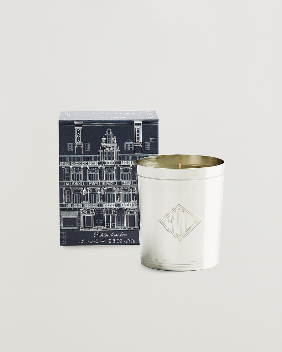 Hombres | Ralph Lauren Home Rhinelander Flagship Single Wick Candle Silver | Ralph Lauren Home | Rhinelander Flagship Single Wick Candle Silver