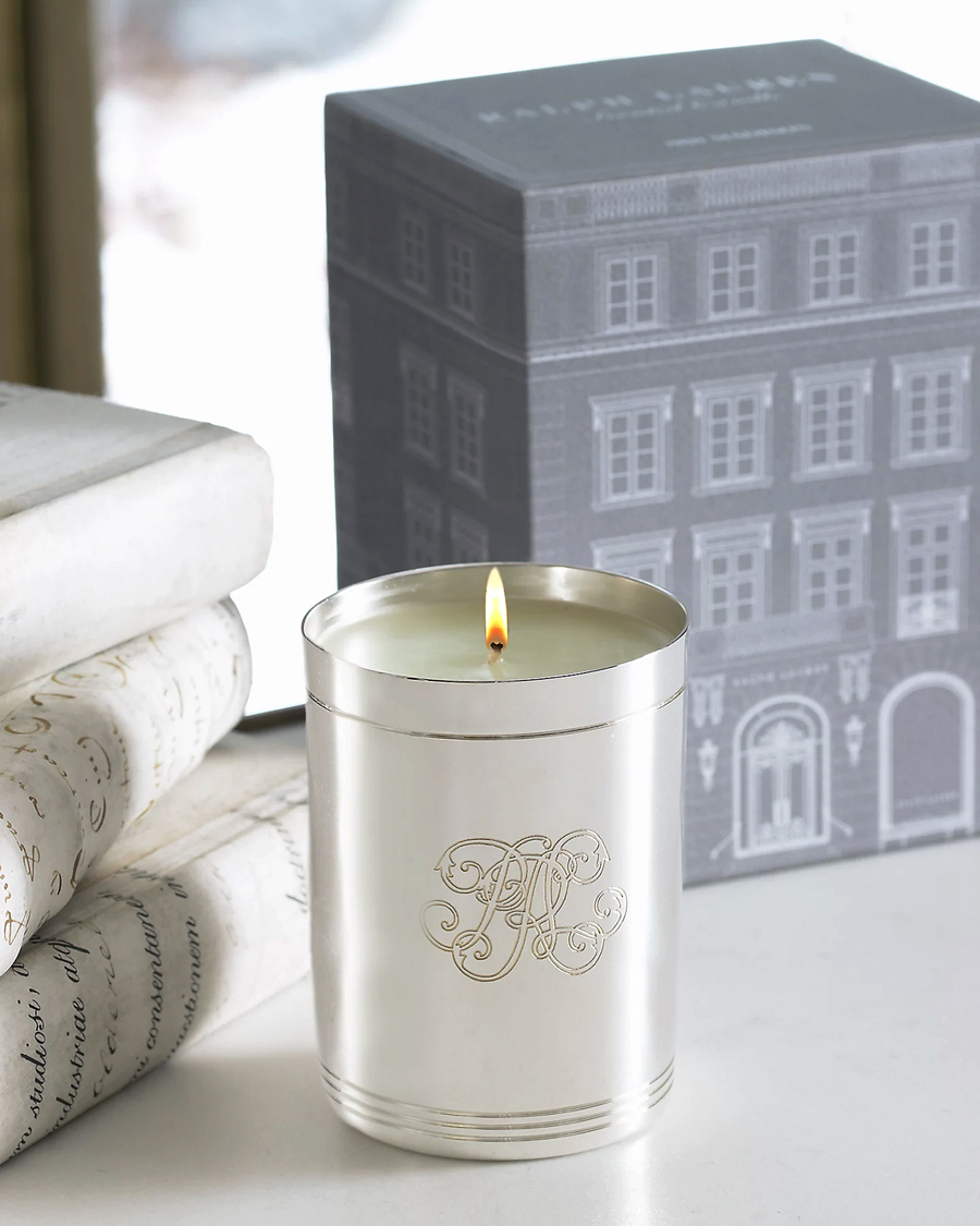 Hombres |  | Ralph Lauren Home | 888 Madison Flagship Single Wick Candle Silver