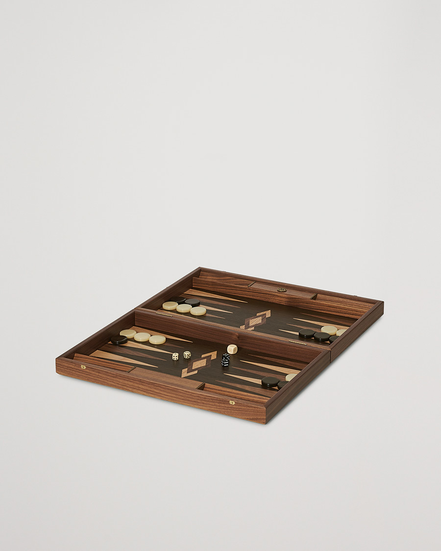 Hombres | Manopoulos Walnut Natural Tree Large Backgammon | Manopoulos | Walnut Natural Tree Large Backgammon