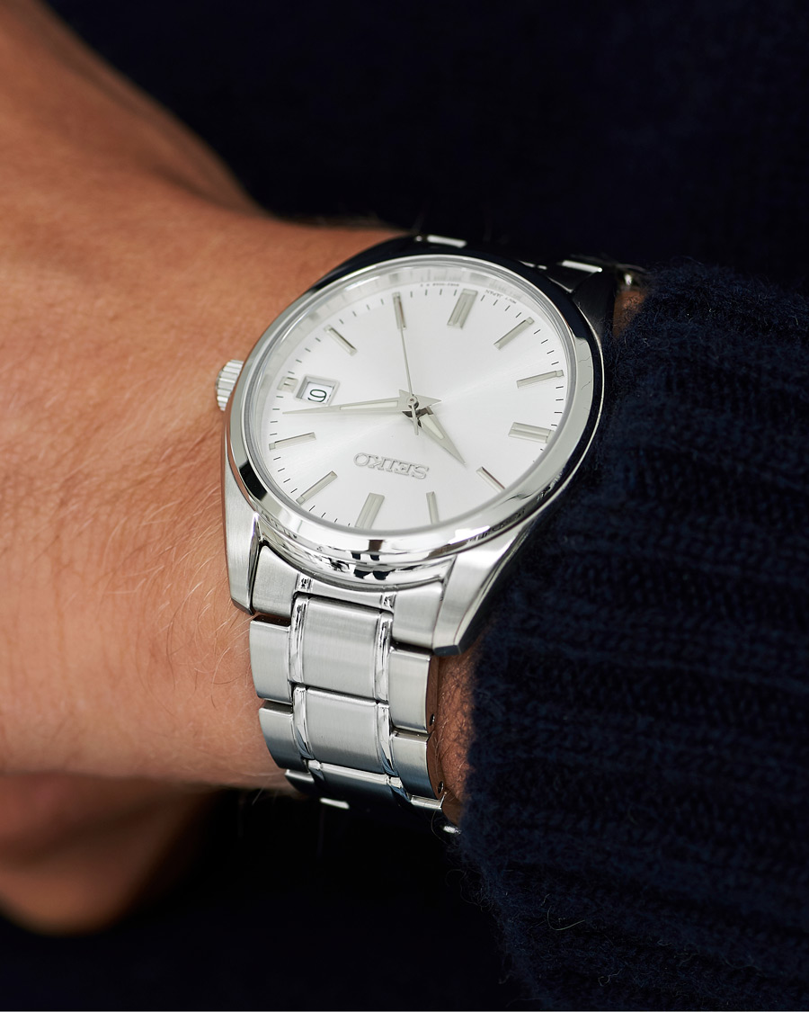 Hombres | Relojes | Seiko | Sapphire 40mm Steel Silver Dial