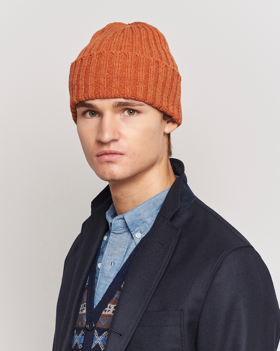 Hombres | BEAMS PLUS Wool Watch Cap Orange | BEAMS PLUS | Wool Watch Cap Orange