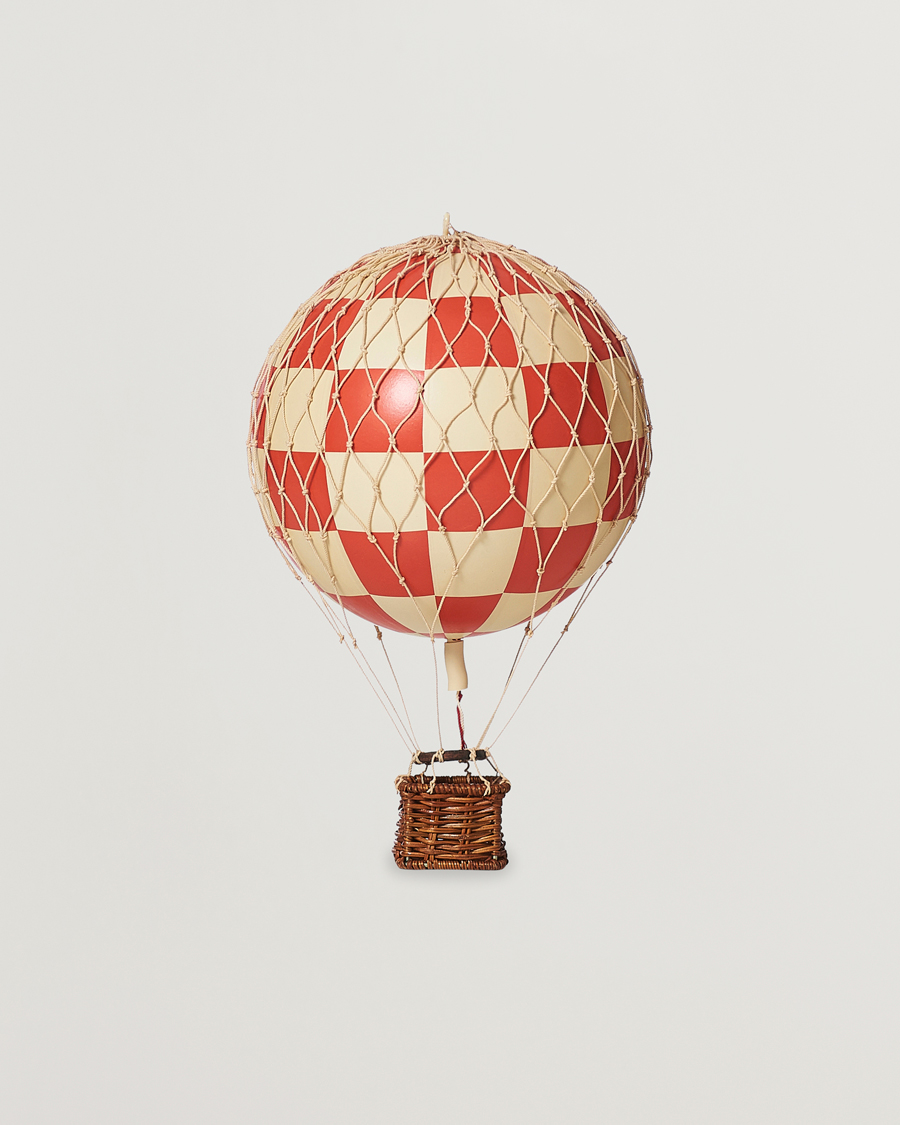 Hombres | Decoración | Authentic Models | Travels Light Balloon Check Red