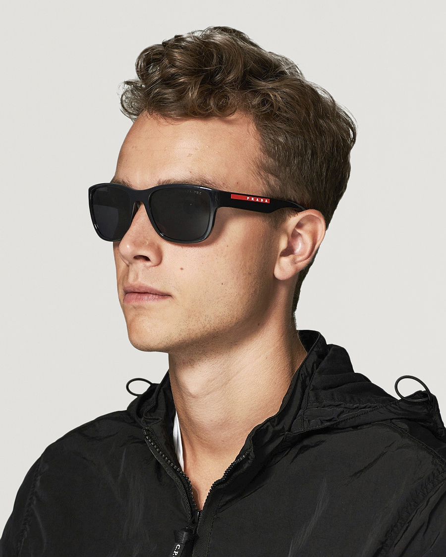 Hombres |  | Prada Linea Rossa | 0PS 01US Polarized Sunglasses Black