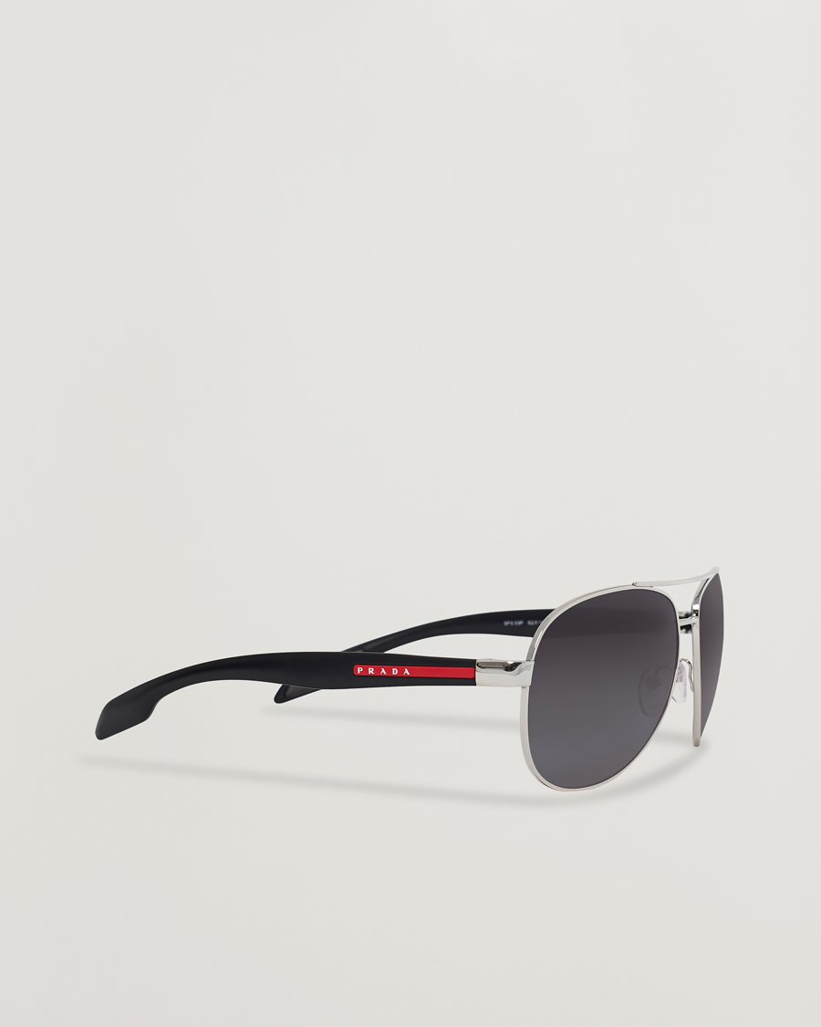 Hombres | Prada Linea Rossa 0PS 53PS Polarized Sunglasses Silver | Prada Linea Rossa | 0PS 53PS Polarized Sunglasses Silver