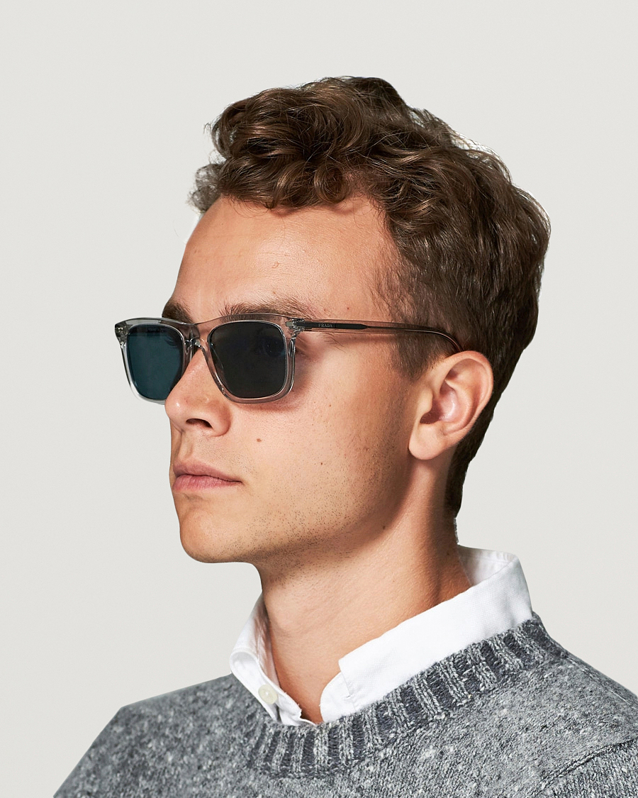 Hombres | Gafas de sol D-frame | Prada Eyewear | 0PR 18WS Sunglasses Clear
