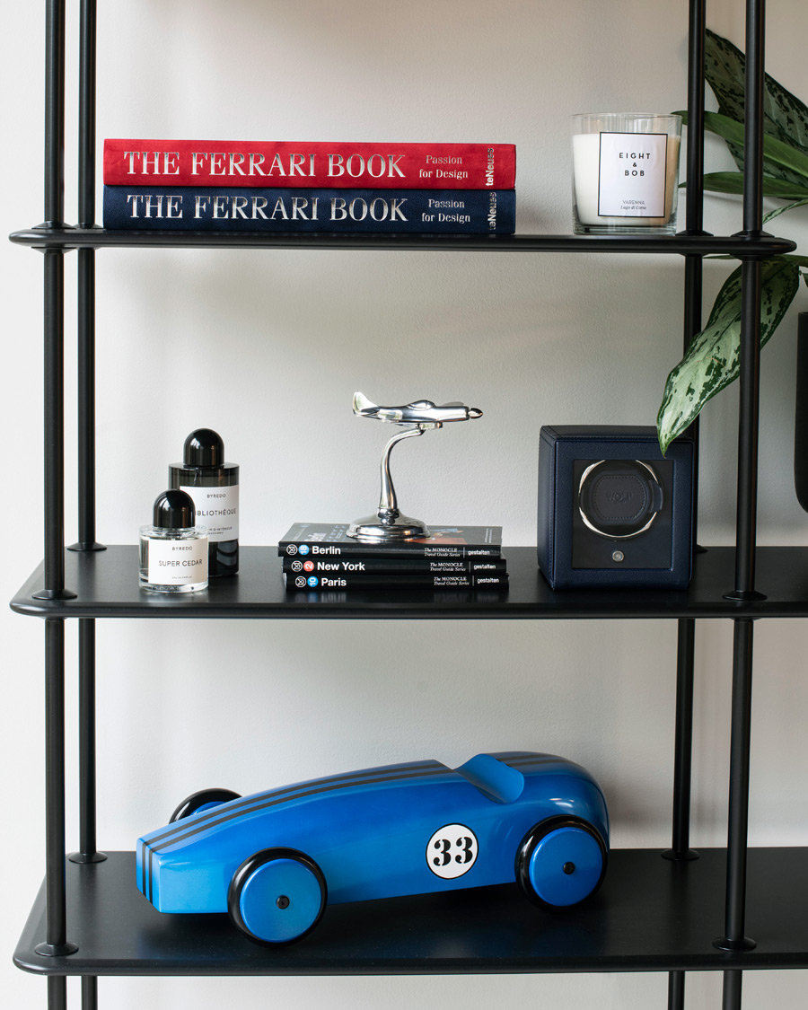 Hombres | Cajas para relojes y joyas | WOLF | WOLFCub Single Watch Winder With CoverNavy