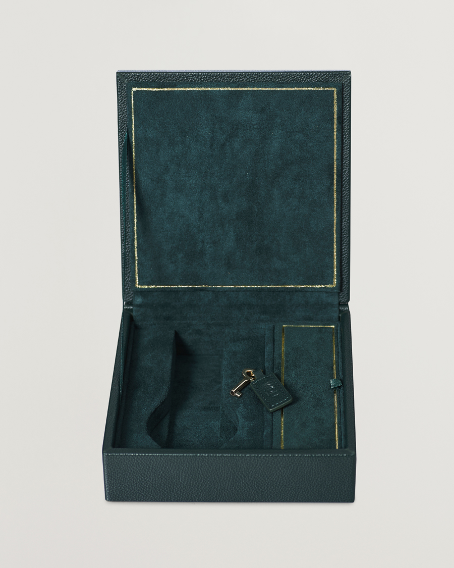 Hombres | WOLF British Racing Green Double Watch Winder | WOLF | British Racing Green Double Watch Winder