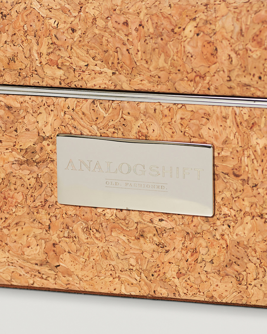 Hombres | WOLF Analog/Shift 1976 8 Piece Watch Box Cork | WOLF | Analog/Shift 1976 8 Piece Watch Box Cork