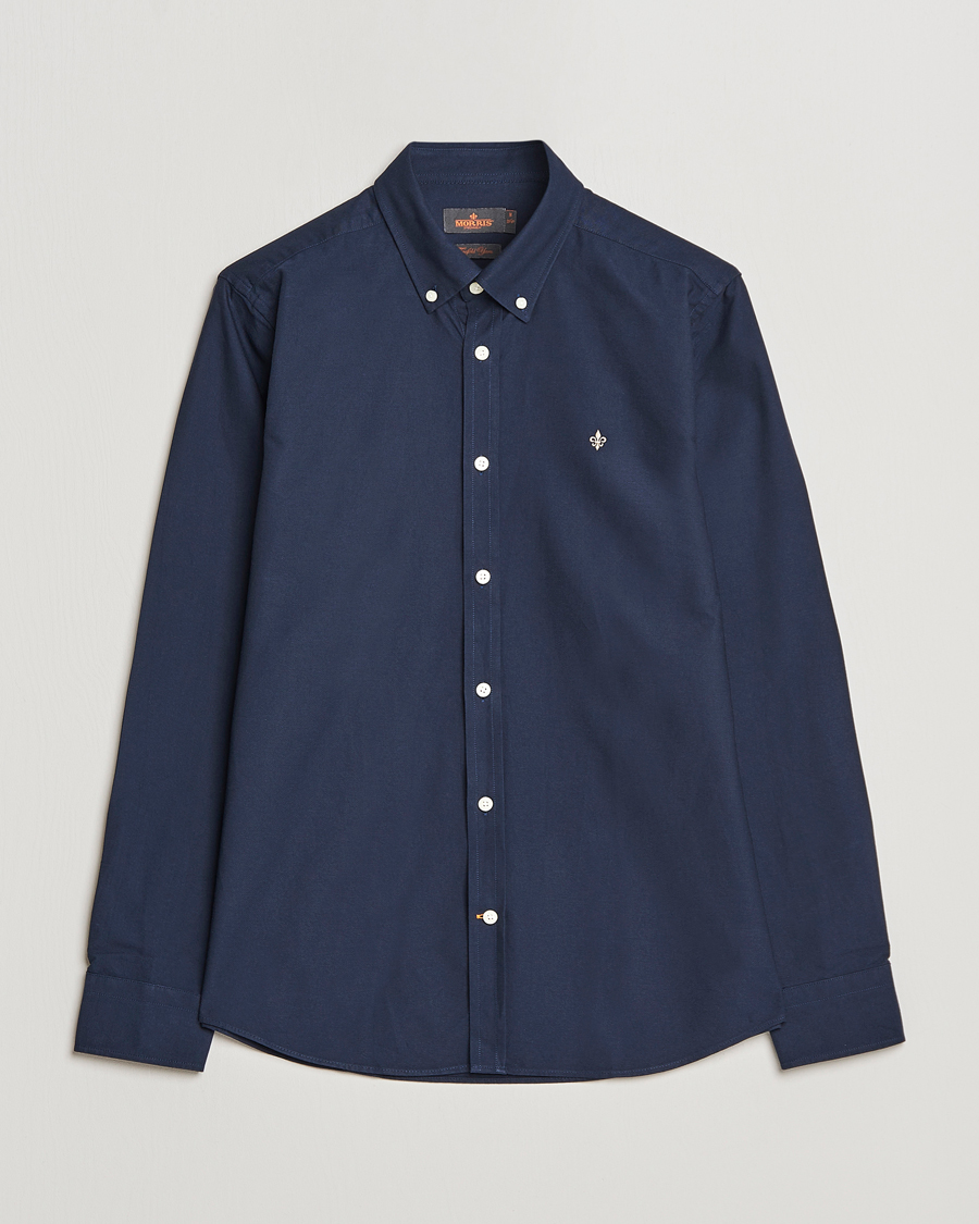 Hombres | Camisas | Morris | Douglas Oxford Shirt Navy