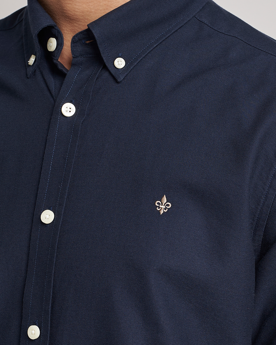 Hombres | Camisas | Morris | Douglas Oxford Shirt Navy