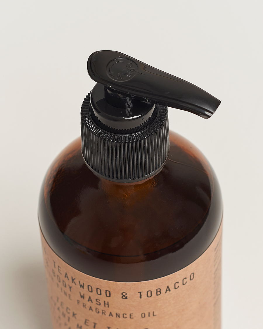 Hombres | P.F. Candle Co. Hand & Body Wash No. 4 Teakwood & Tobacco 236ml | P.F. Candle Co. | Hand & Body Wash No. 4 Teakwood & Tobacco 236ml