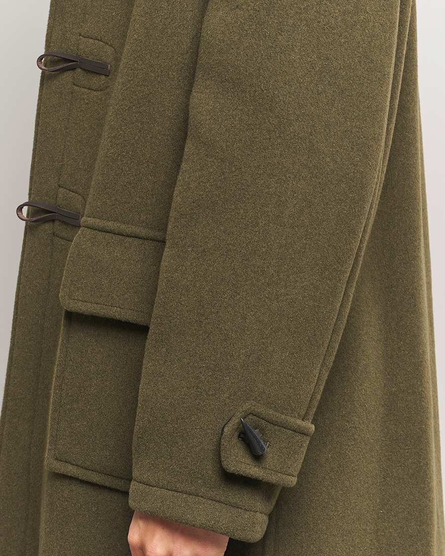Hombres | Abrigos y chaquetas | Gloverall | Morris Duffle Coat Loden Green/Check