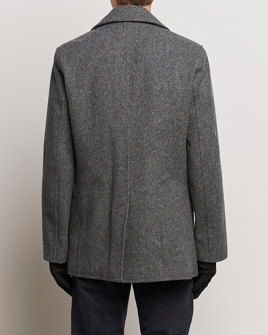 Hombres | Abrigos y chaquetas | Gloverall | Churchill Reefer Peacoat Grey