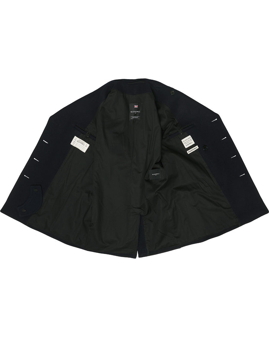 Hombres | Abrigos y chaquetas | Gloverall | Churchill Reefer Peacoat Navy
