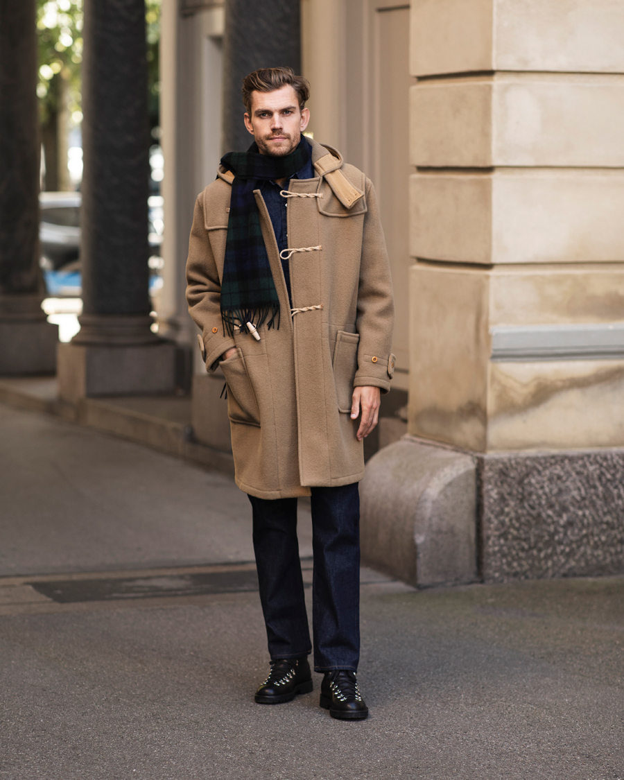 Gloverall 575 Monty Original Duffle Coat Camel en CareOfCarl.es