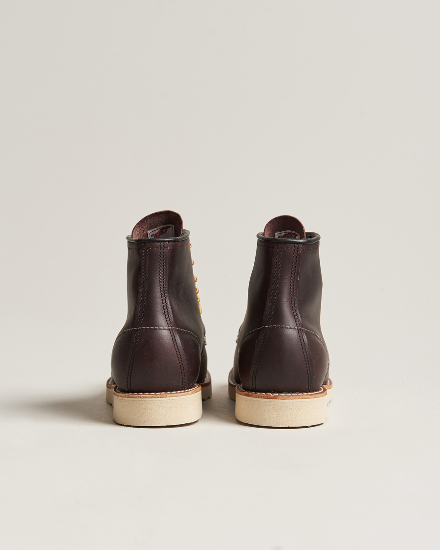 Hombres | Red Wing Shoes Moc Toe Boot Black Cherry Excalibur Leather | Red Wing Shoes | Moc Toe Boot Black Cherry Excalibur Leather