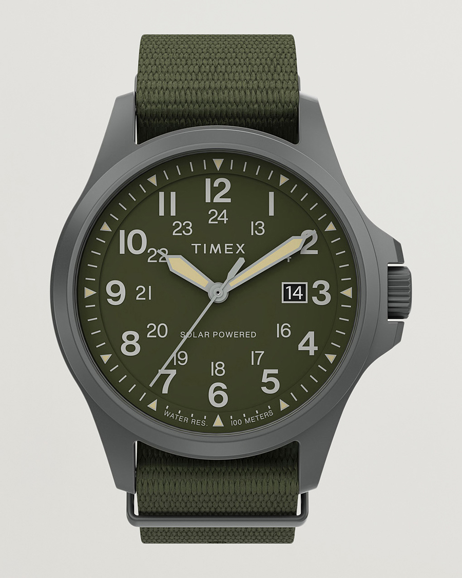 Hombres | Timex Field Post Solar Watch 41mm Green Dial | Timex | Field Post Solar Watch 41mm Green Dial