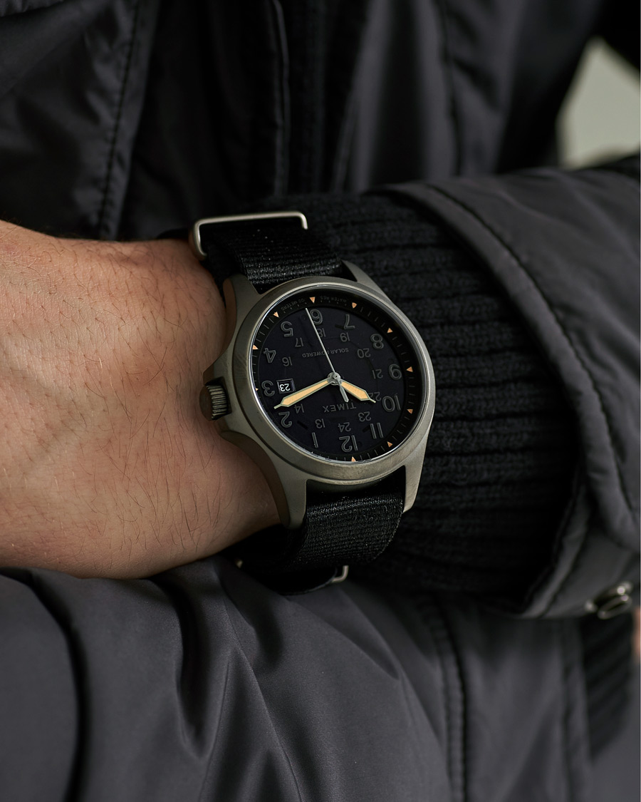 Hombres | Timex Field Post Solar Watch 41mm Black Dial | Timex | Field Post Solar Watch 41mm Black Dial