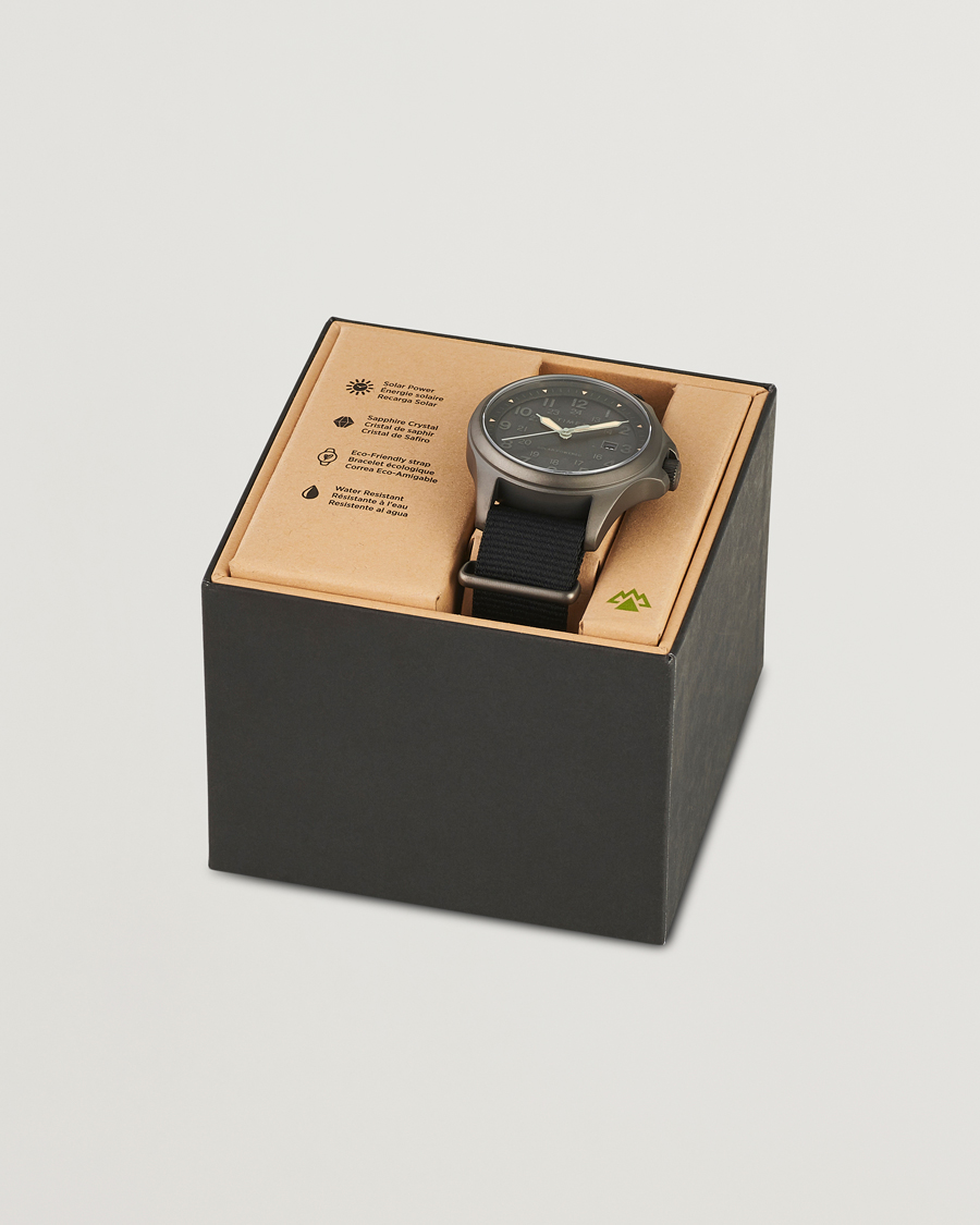 Hombres | Timex Field Post Solar Watch 41mm Black Dial | Timex | Field Post Solar Watch 41mm Black Dial