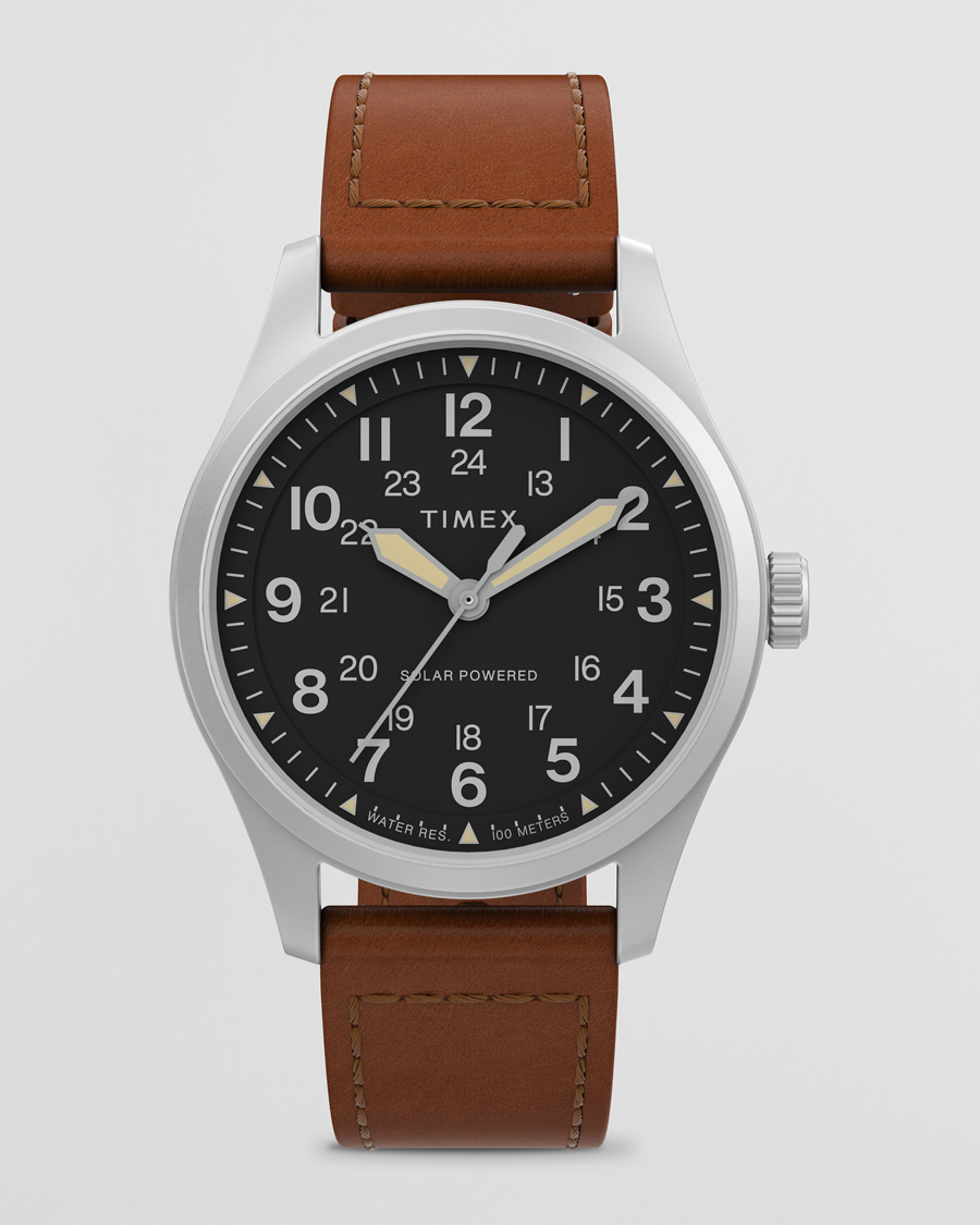 Hombres | Timex Field Post Solar Watch 36mm Brown/Black | Timex | Field Post Solar Watch 36mm Brown/Black