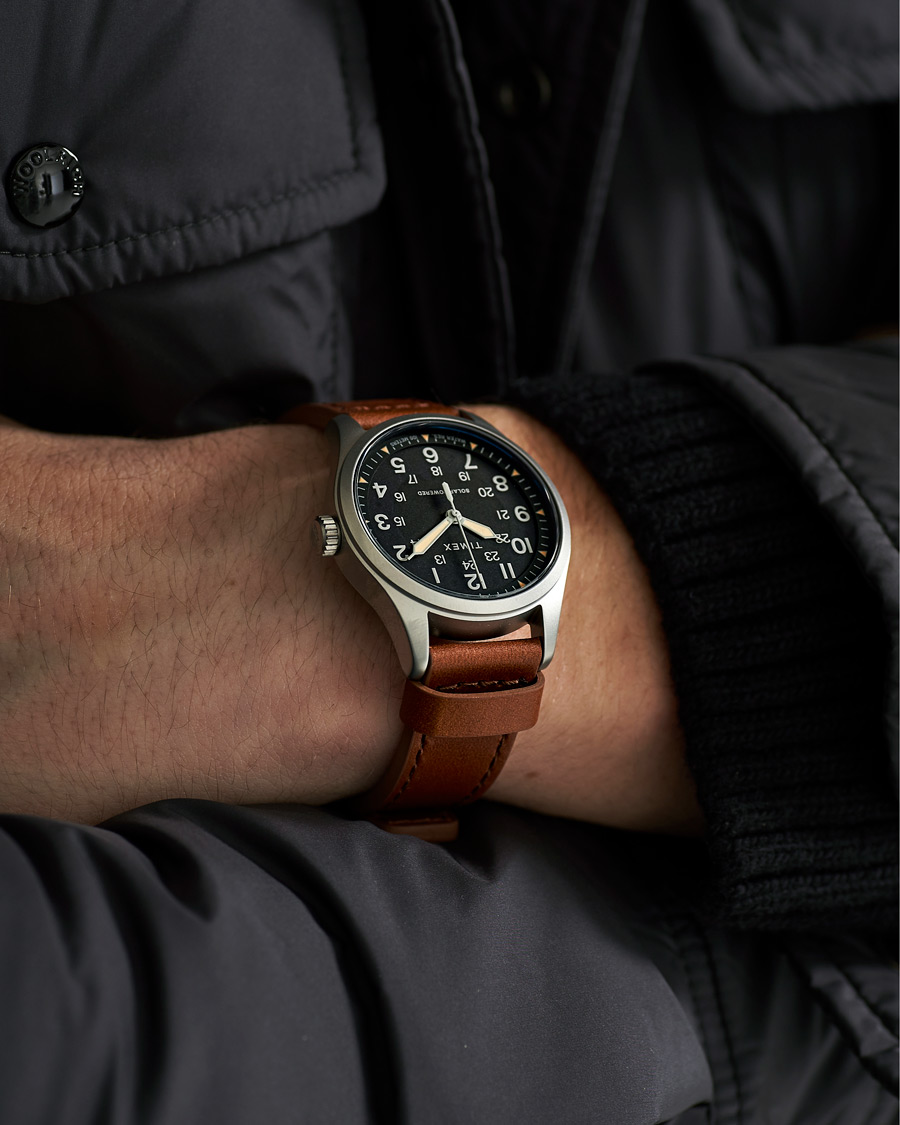 Hombres | Timex Field Post Solar Watch 36mm Brown/Black | Timex | Field Post Solar Watch 36mm Brown/Black