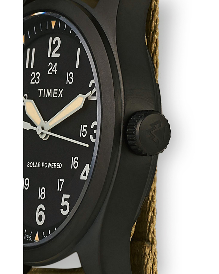 Hombres | Timex Field Post Solar Watch 36mm Green/Black | Timex | Field Post Solar Watch 36mm Green/Black