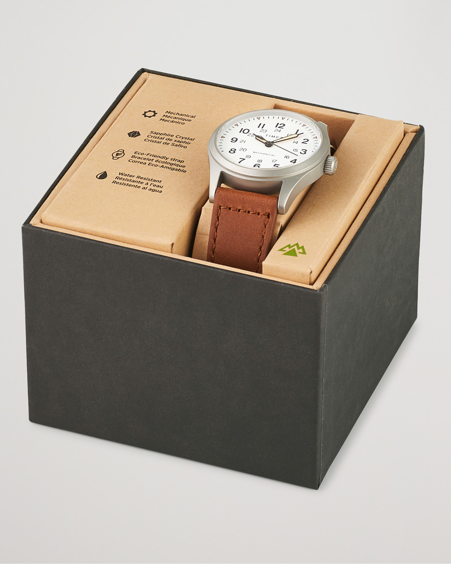Hombres | Timex Field Post Mechanical Watch 38mm White Dial | Timex | Field Post Mechanical Watch 38mm White Dial