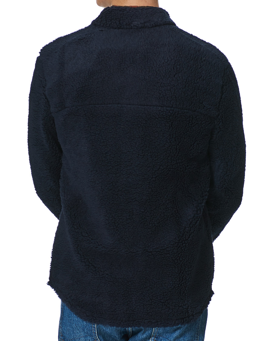 Hombres | Camisas | Holubar | M155 Fleece Overshirt Dark Blue
